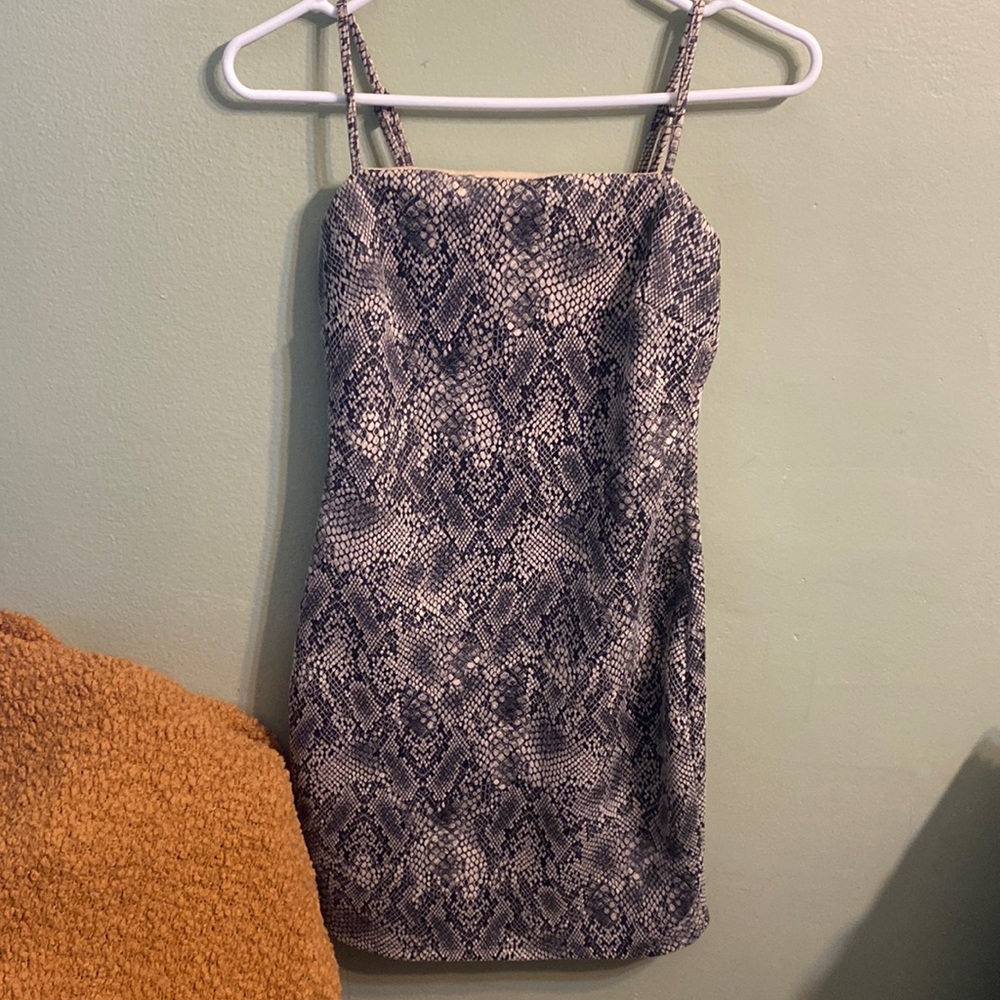 Snakeskin dress